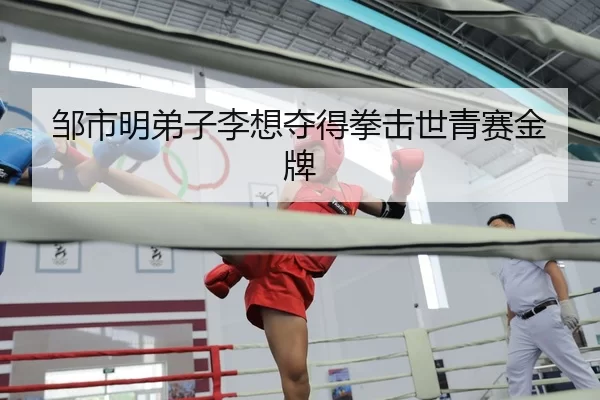 邹市明弟子李想夺得拳击世青赛金牌